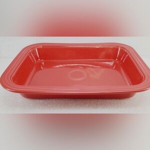 Fiestaware Red Rectangular Baker/Serving Dish